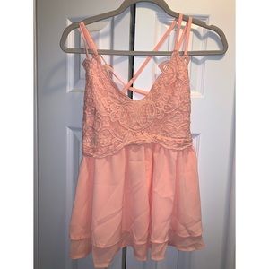 Never Worn pink blouse - Size M